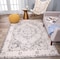 World Rug Gallery Traditional Medallion Area Rug 5' x 7' Gray MON830GRAY5X7 - alternate 8